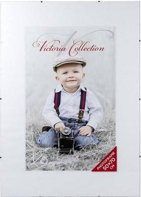 Foto rāmis Victoria Collection Clip, 50 cm x 70 cm, balta krās.