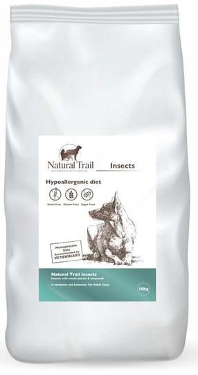 Kuiv koeratoit Natural Trail Premium Insects, putukad, 10 kg