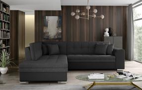 Kampinė sofa Pieretta Inari 96, Soft 11, pilka sp., kairinė, 205 x 260 cm x 80 cm