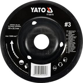 Шлифовальный диск Yato YT-59170, 125 мм x 22.2 мм