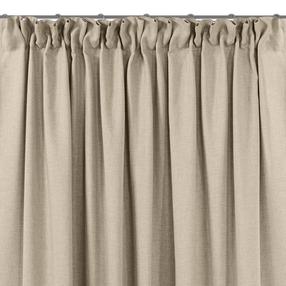 Nakts aizkari Homede Carmena 100, bēša krās., 150 cm x 300 cm