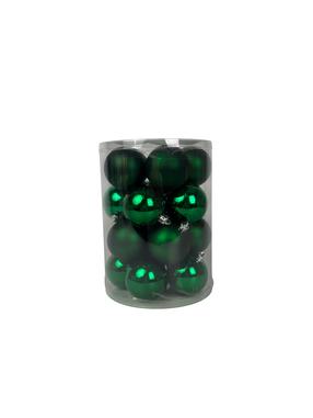 Eglutės žaisliukas Christmas Touch, žalia sp., 6 cm, plastikas, 20 vnt.