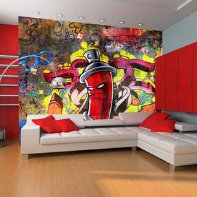 Fototapetas Artgeist Graffiti Monster 4XLFTNT1573, 309 cm x 309 cm