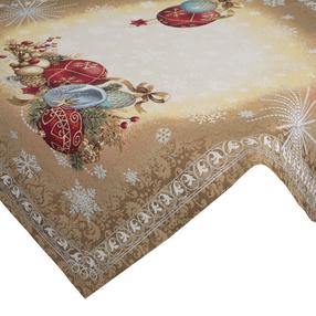 Kalėdinė staltiesė kvadratinė Eurofirany, įvairių spalvų, 100 x 100 cm