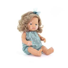 Lelle Miniland My Friends & Me Caucasian Girl 33202, 38 cm, zila krās.