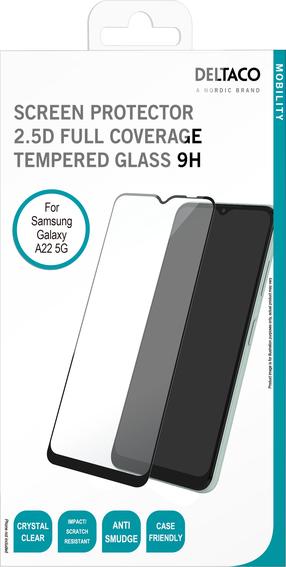 Tālruņa ekrāna aizsargstikls Deltaco For Samsung Galaxy A22, 9H, 6.4 "