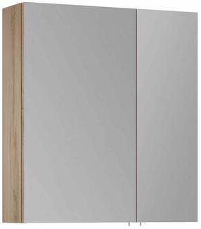 Piekarināms vannas istabas skapis ar spoguli Kalune Design Side, ozola krās., 16 cm x 60 cm x 66 cm
