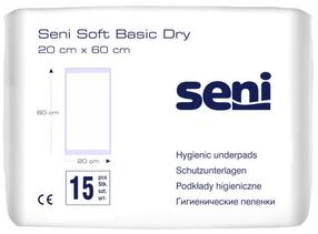Apsauginis paklotas Seni Soft Basic Dry, 20 x 60 cm