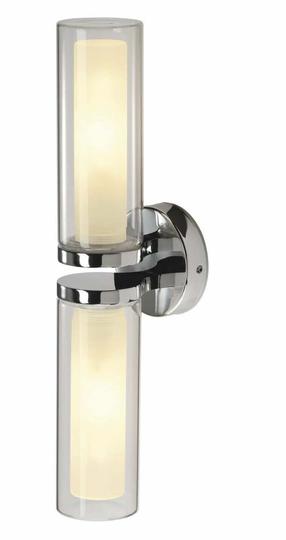 Šviestuvas sieninis SLV WL 106 1002229, E14, 2 x 40 W, balta sp. / chromo sp.