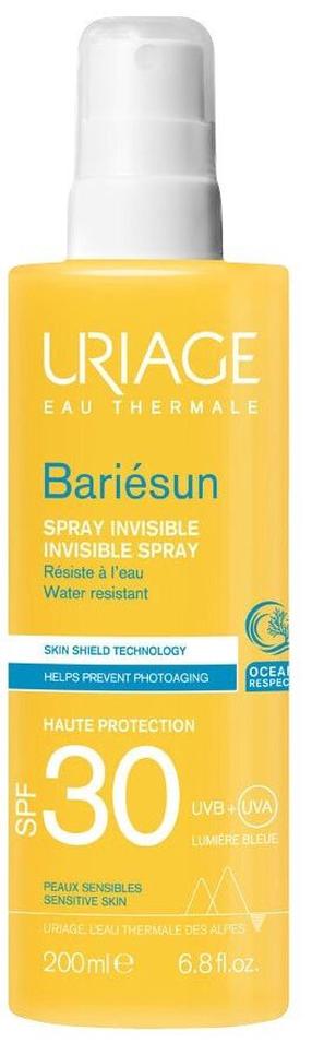 Päevituse hooldussprei keha jaoks Uriage Bariesun SPF30+, 200 ml
