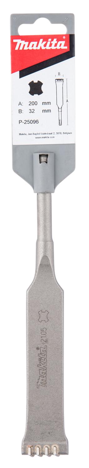 Kaltas plokščias Makita SDS-Plus P-25096, 20 cm, 3.2 cm