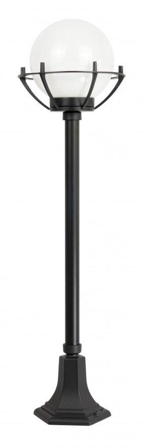 Pastatomas lauko šviestuvas Su-Ma Kule 200, 60W, E27, IP43, juoda sp., 25 cm x 102 cm