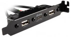 Адаптер Akasa AK-CBUB53-40BK, 100 г, черный цв.