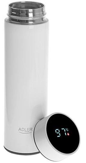 Termos Adler AD 4506W, 0.473 l, valge v.