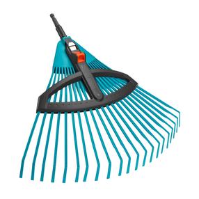 Grābeklis vēdekļa Gardena 967632301, bez kāta, 382 mm, zila krās./melna krās.