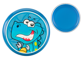 Lidojošais disks Dinosaur, 20 cm x 20 cm, zila krās.