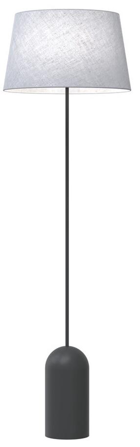Stāvlampa Emibig Pearl LP, 15 W, E27, pelēka krās.