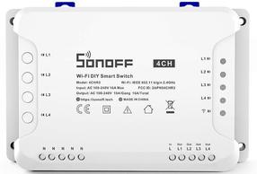 Умный переключатель c Wi-Fi Sonoff 4CHR3
