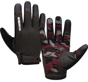 Treniruočių pirštinės RDX T2 Full, juoda sp./raudona sp., L