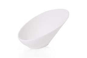 Padažinė Domoletti, 12 cm x 6.8 cm x 5 cm, Ø 6.8 cm, balta sp., porcelianas