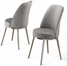 Toolide komplekt Kalune Design Pefa, kroomi v./hall v., 42 cm x 45 cm x 91 cm, 2 tk