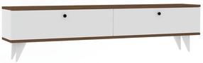 TV galds Kalune Design Paris, valriekstu krās./brūna krās., 160 cm x 25 cm x 35 cm