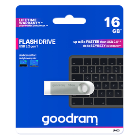 USB mälupulk Goodram Uno3, hõbe v., 16 GB