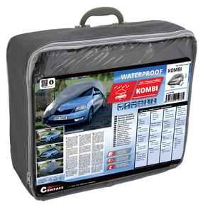 Automobilio uždangalas Compass Full Kombi, pilka sp., 485 x 151 x 116 cm