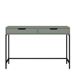 Rašomasis stalas su stalčiais Kalune Design Working 1600-79, 120 cm x 55 cm, 77.4 cm, žalia sp.