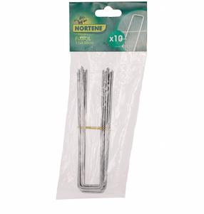 Kinnitusklamber, 17 cm x 3.5 cm, metall, 10 tk