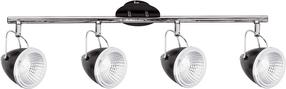 Светильник потолочный Spotlight Oliver 5109404, GU10, 3000 °К, 4 x 5.5 Вт, черный цв./хромовый цв. / черный цв.