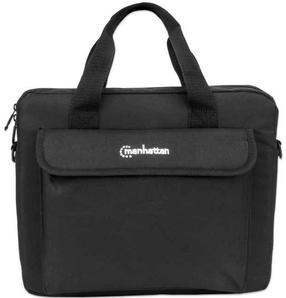 Nešiojamų kompiuterių krepšys Manhattan London Computer Briefcase, juoda sp., 12.5"