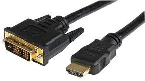 Kabelis StarTech HDMI To DVID Cable M/M HDMI A, DVI, 1 m, melna krās.