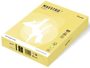 Krāsains papīrs Mondi Maestro Color, A4, 80 g/m², dzeltena krās., 29.7 cm x 21 cm, 500 lapu gab.