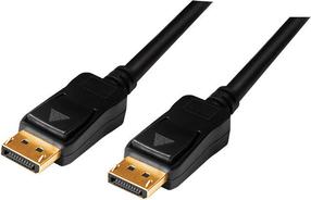 Laidas Logilink Displayport to Displayport Displayport, Displayport, 15 m, juoda sp.
