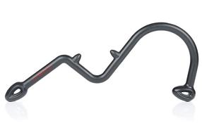 Ķermeņa masieris Gymstick Massage Stick 63054, 45 cm x 3 cm, melna krās.