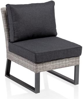 Modulinė sofa Kettler Palma Wing Middle Part, antracito sp./pilka sp., 60 x 80 cm x 85 cm