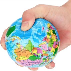 Сенсорная сжимаемая игрушка Globe, 10 см, синий цв./многоцветный