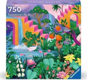 Dėlionė Ravensburger Art&Soul Amazing Nature, 50 cm x 50 cm, 750 vnt., įvairių spalvų