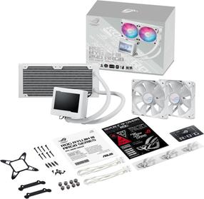 Vandens aušintuvas procesoriui Asus ROG Ryujin III 240 ARGB White Edition, 120 mm x 30 mm