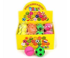 Sensorinis kamuoliukas Sport, 6 cm, (spalva/dizainas parenkami atsitiktine tvarka)
