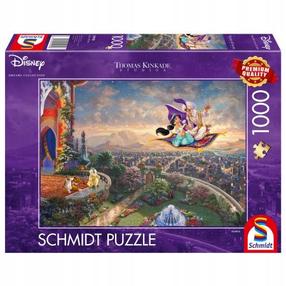 Dėlionė Schmidt Disney Aladdin 59950, 49.3 cm x 69.3 cm, 1000 vnt., įvairių spalvų