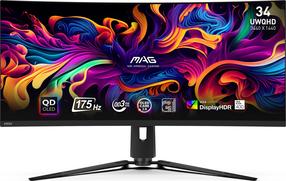 Monitorius MSI MAG 341CQP QD-OLED, QD-OLED, 175 Hz, UWQHD, 34"