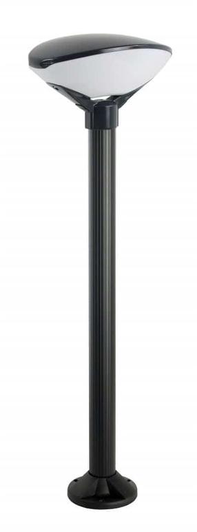 Pastatomas lauko šviestuvas Su-Ma Teo 2, 60W, E27, IP54, balta sp., 33 cm x 119 cm