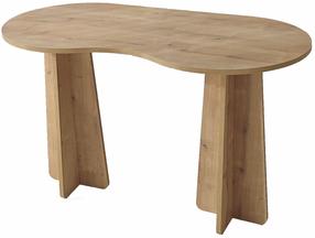 Rašomasis stalas Kalune Design Infini, 60 cm x 120 cm, 75 cm, safyro ąžuolas sp.