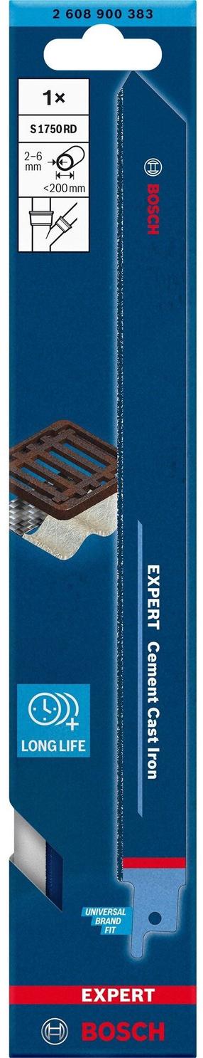 Лезвия пилы Bosch Cement Cast Iron S 1750 RD, 25 см