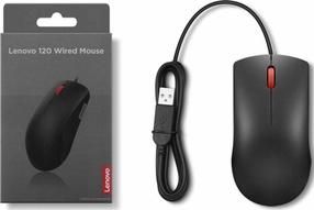 Vadu datora pele Lenovo 120 (GY51L52636), usb type-a, melna krās.