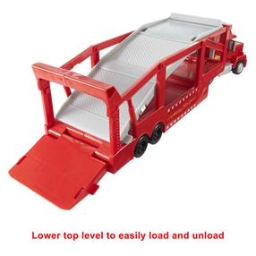 Автовоз Mattel Cars Mack Hauler HDN03, красный цв.