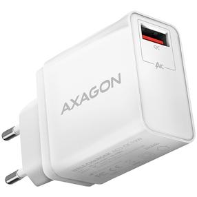 Telefona lādētājs Axagon ACU-QC19W, USB/USB-C, balta krās., 19 W