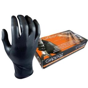 Darba cimdi M-Safe Grippaz 246BK, pieaugušajiem, melna krās., 8/M